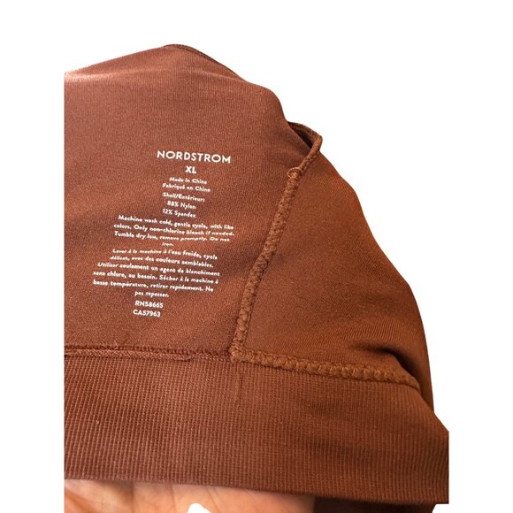 Nordstrom Size XL Lot of 2 Pullover Stretch Sport Bras  Tan and Brown - Picture 12 of 15